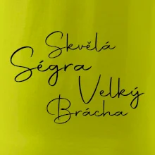 Velký brácha - nápis na zádech