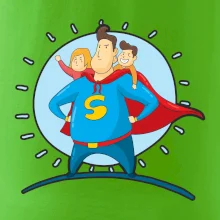 Táta superman - holka a kluk