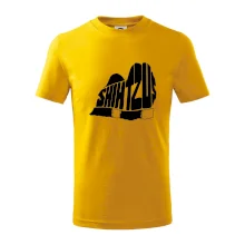 Shih-tzu - nápis v těle