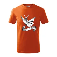 Love holubice - kreslená