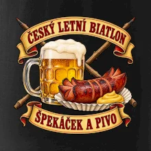 Český letní biatlon špekáček a pivo