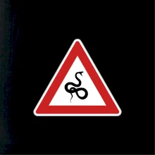 Dopravní značka - Pozor had