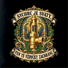Posvátný mosazný pojistný ventil sychrc