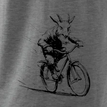 Drsný kozel na kole