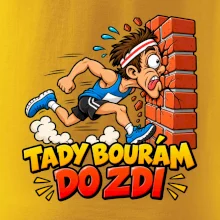 Maratonec tady bourám do zdi
