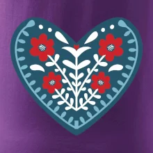 Folklor - srdce modré plné