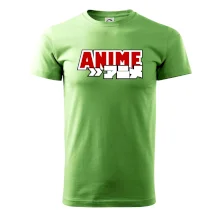 Anime nápis červený