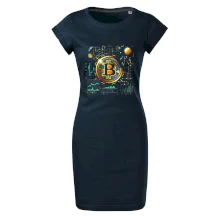 Bitcoin logo s grafy Bitcoin logo s grafy