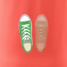 Párové boty - zelené