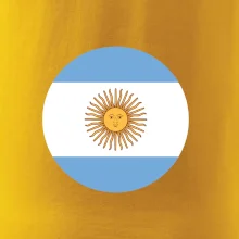 Argentina vlajka kulatá