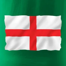 Anglická vlajka vlající