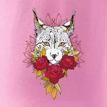 Rys s červenými růžemi  (Pecka design)