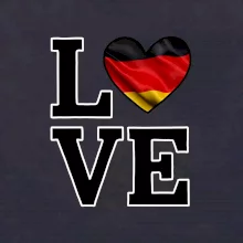 Love Německá vlajka