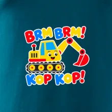 Dětský bagr brm brm kop kop