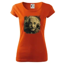 Albert se sluchátky