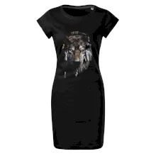 Vlk indián se sluchátky