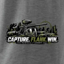 Taktika capture flank win paintball