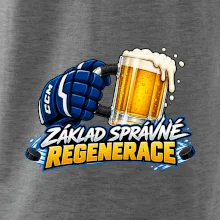 Hokejová regenerace s pivem