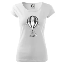 Horkovzdušný balón  kreslený