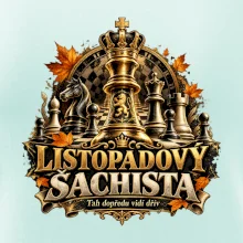 Listopadový šachista se zlatým králem