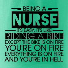 Being a nurse - bike