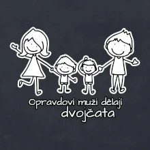 Opravdoví muži dělají dvojčata - kluk kluk