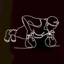 Kitebell posilování jedním tahem