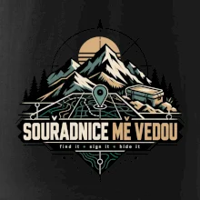 Souřadnice mě vedou horská mapa
