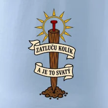 Geodet zatluču kolík a je to svatý