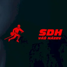 Hasičský sport SDH + váš název ČERVENÁ