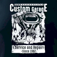 Custom Motorcycle Garage