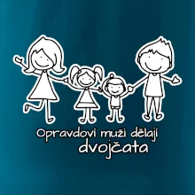 Opravdoví muži dělají dvojčata - holka kluk