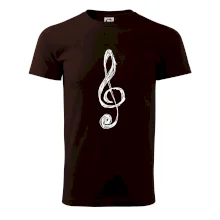 Houslový klíč kreslený