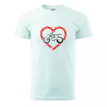 Moto srdce řetěz - enduro