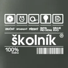 Čárový kód - Školník
