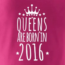 Queens are born in 2016