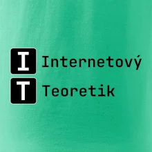 IT Nápis Internetový Teoretik