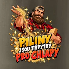 Piliny jsou třpytky pro chlapy - vousatý truhlář