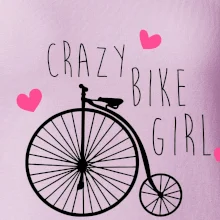 Crazy bike girl