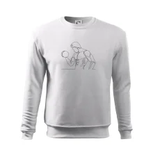 Fitness muž jedním tahem