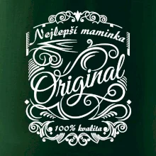 Vintage nejlepší maminka 100% kvalita