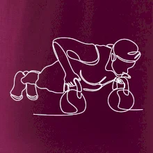 Kitebell posilování jedním tahem