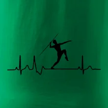 EKG hod oštěpem muž