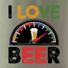 I love beer - palivoměr