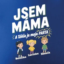 Jsem máma a tohle je moje parta  (obrázky a jména dětí)