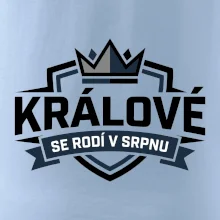 Erb a koruna - králové se rodí v srpnu