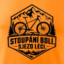 Stoupání bolí sjezd léčí - horské kolo