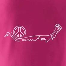 Pěst a symbol míru