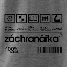 Čárový kód záchranářka Čárový kód záchranářka