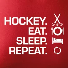 Pozemní hokej eat sleep repeat